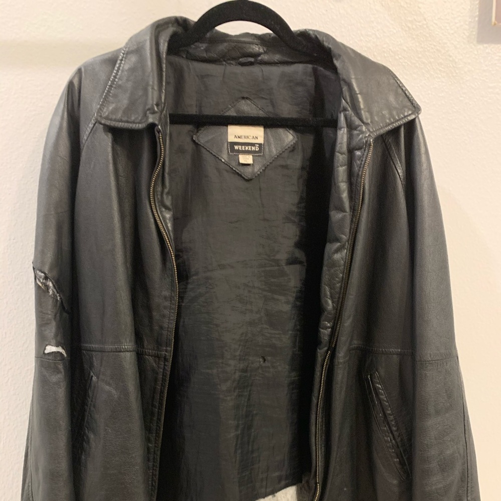 American Weekend Leather Jacket